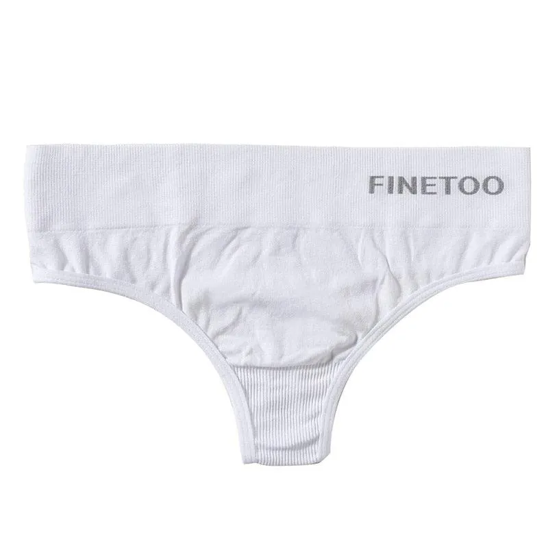2 Pack Bodyshaper Panties Underwear High Waist Panties Lingerie G-String Underpants Solid Color Briefs