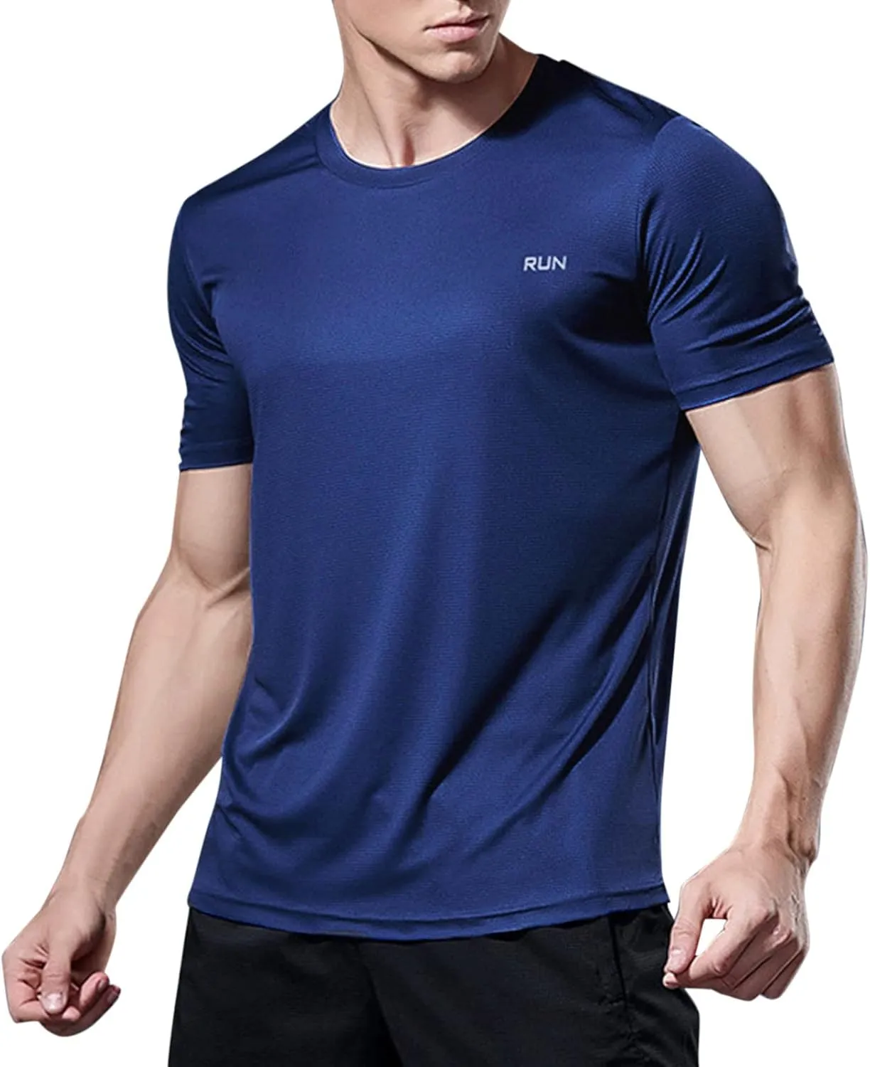 2025 Ice Silk Tops for Men Athletic Summer Loose Fit Tshirt Casual Plus Size T Shirts Cute Loose Fitting Going Out