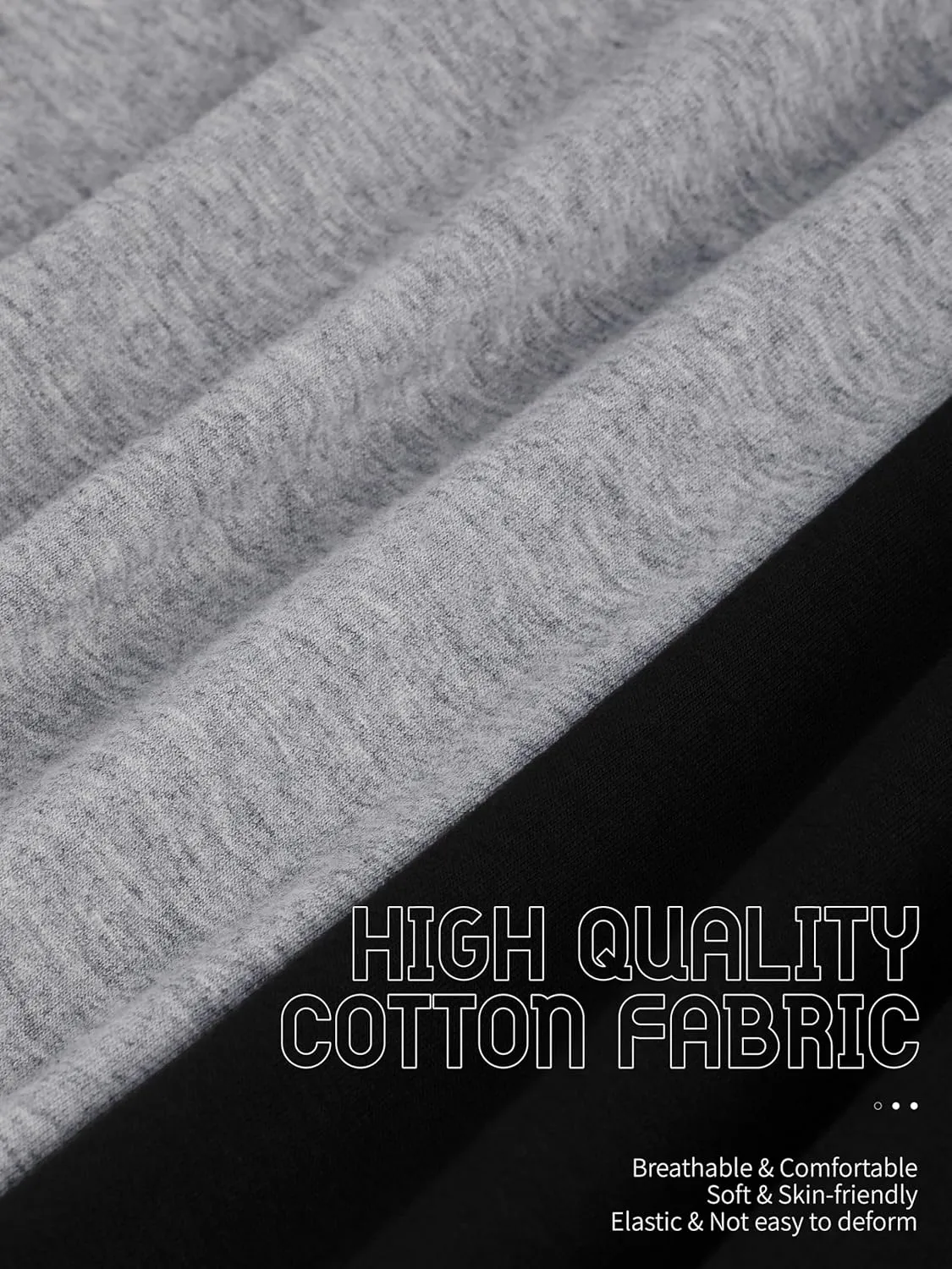 4 Pack Boys Long Sleeve Shirts Soft Cotton Basic Tees Youth Boys Long Sleeve T-Shirts Layering Shirts Tagless