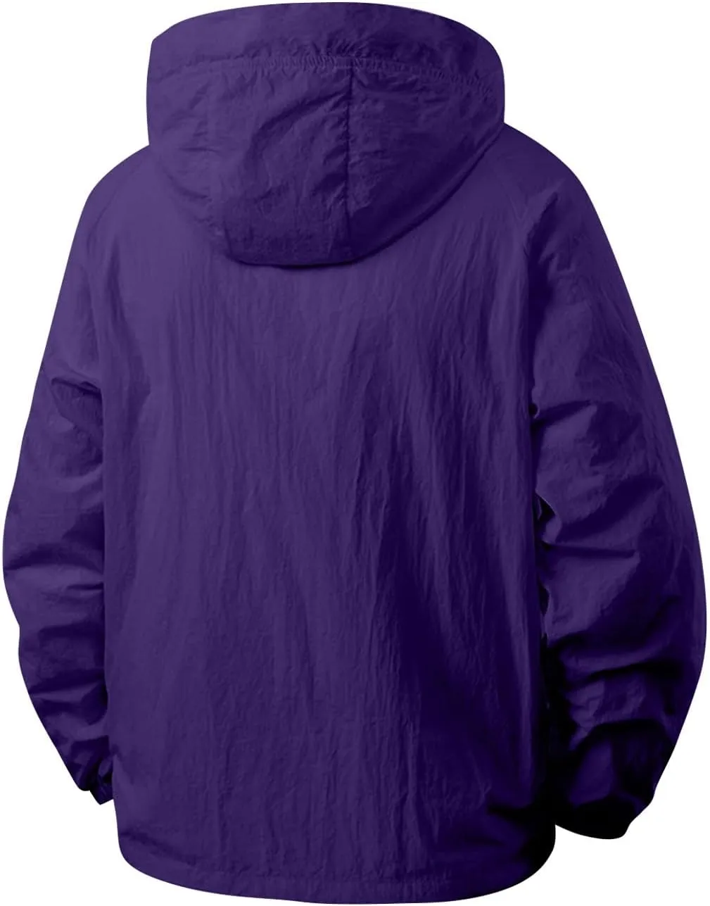 ADHOWBEW Light Jackets for Men Poncho Outerwear Lightweight Windbreaker, Waterproof Sun Protection Outerwear
