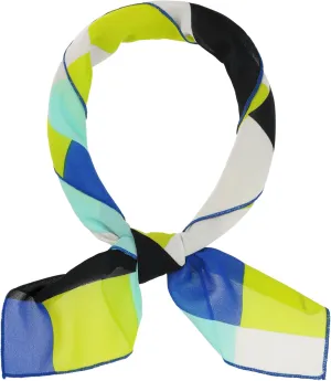 Allegra K Women Chiffon Scarves - 25.6" X25.6" - Floral Print Square Kerchief Neck Scarf Neckerchief