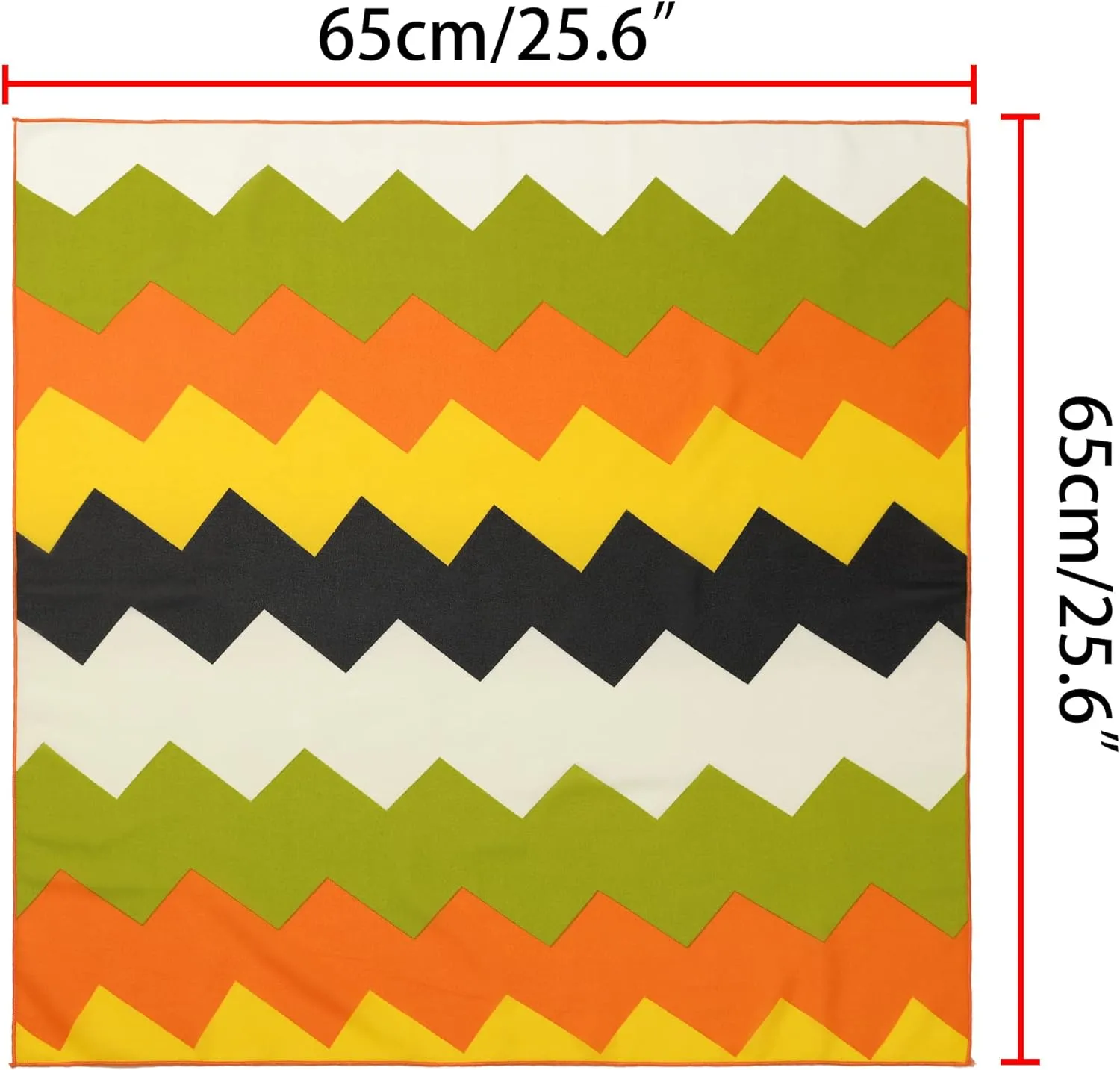 Allegra K Women Chiffon Scarves - 25.6" X25.6" - Floral Print Square Kerchief Neck Scarf Neckerchief