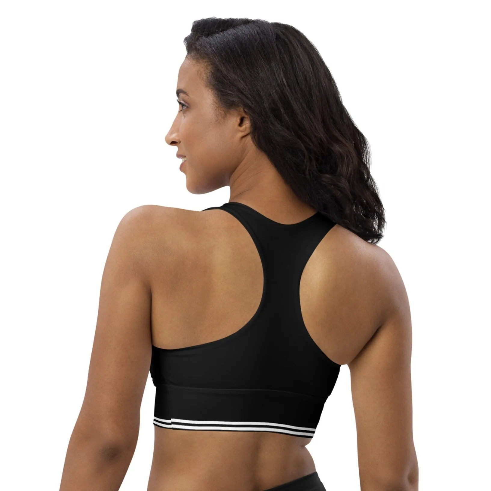Athleisure Fashion Longline Sports Bra, lioness-love