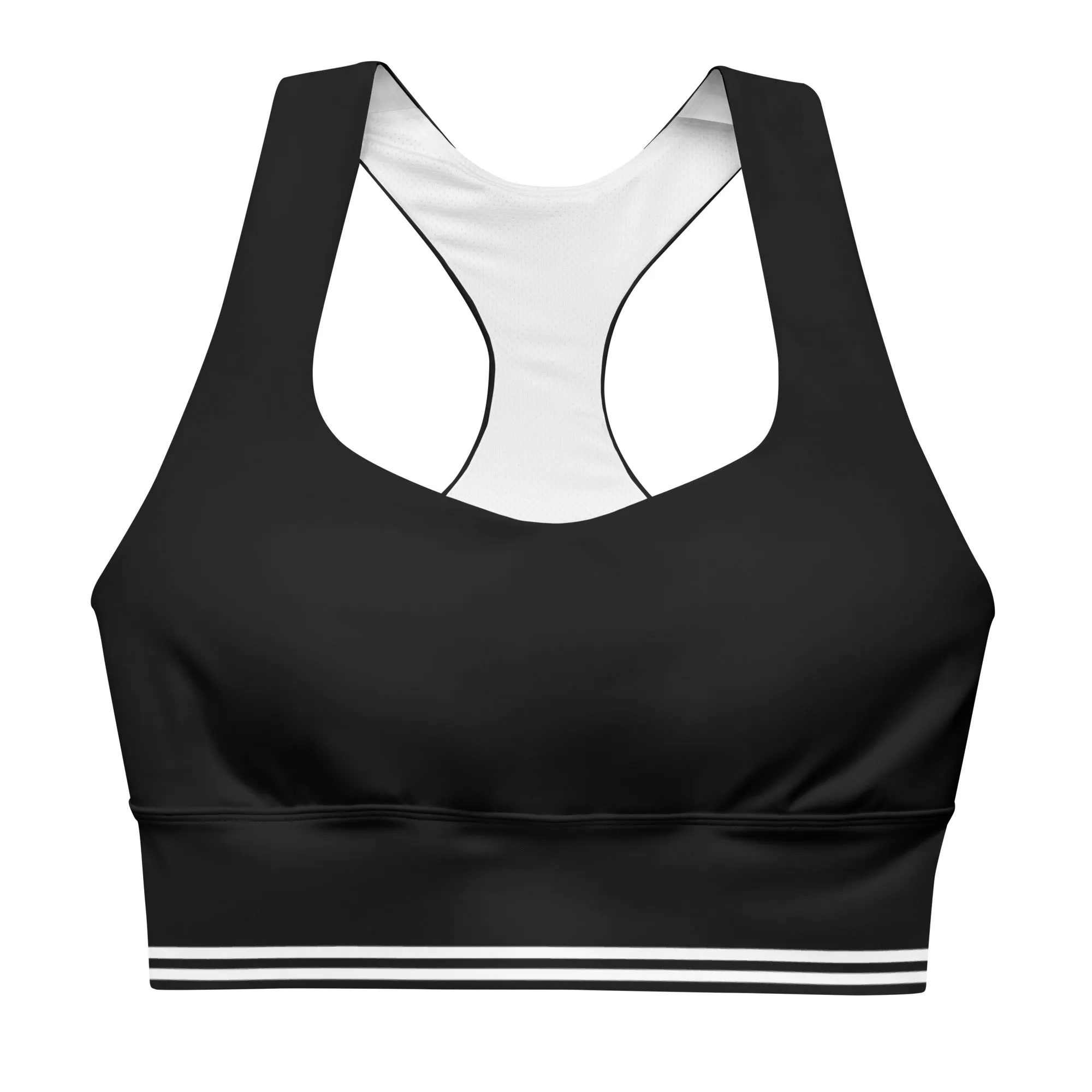 Athleisure Fashion Longline Sports Bra, lioness-love