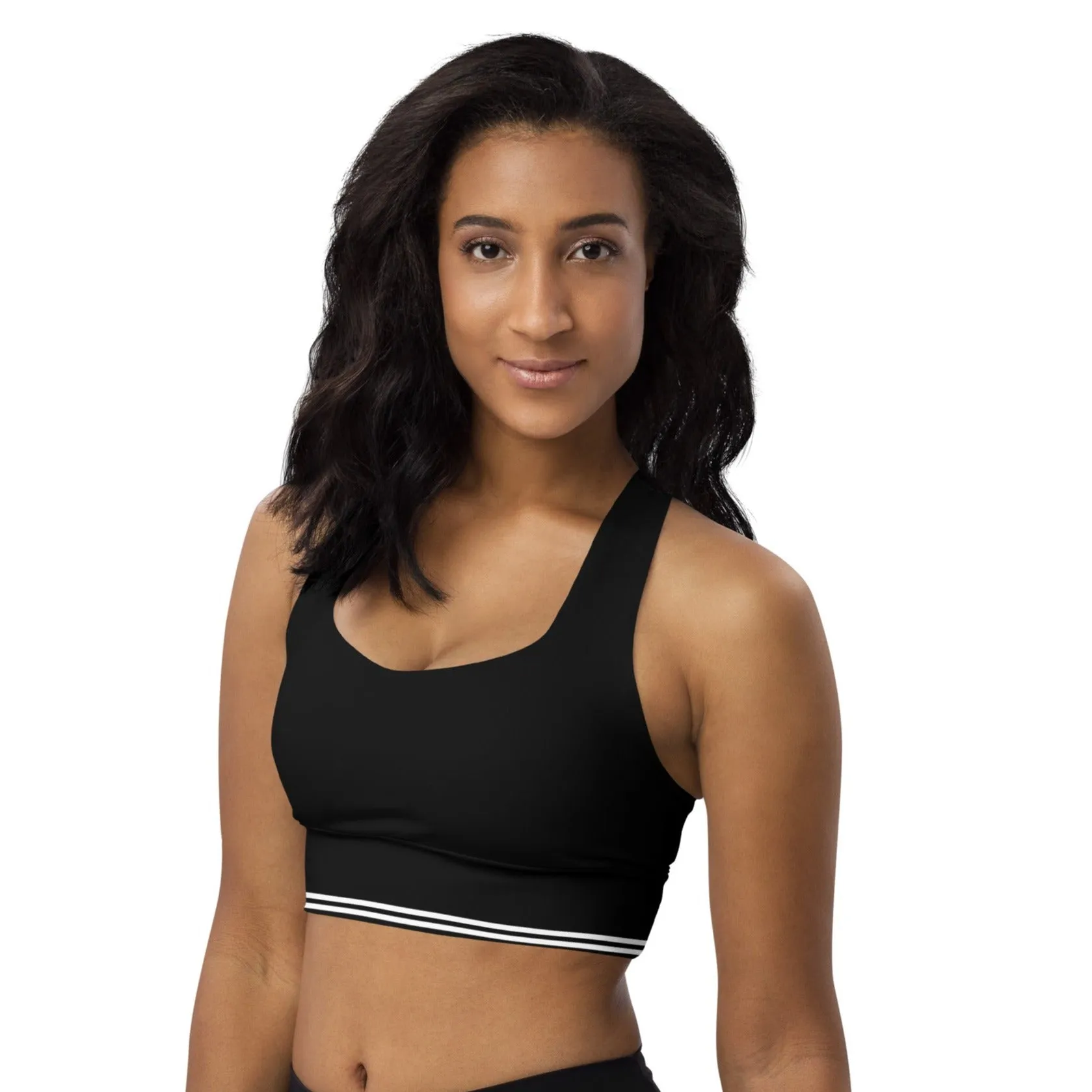 Athleisure Fashion Longline Sports Bra, lioness-love