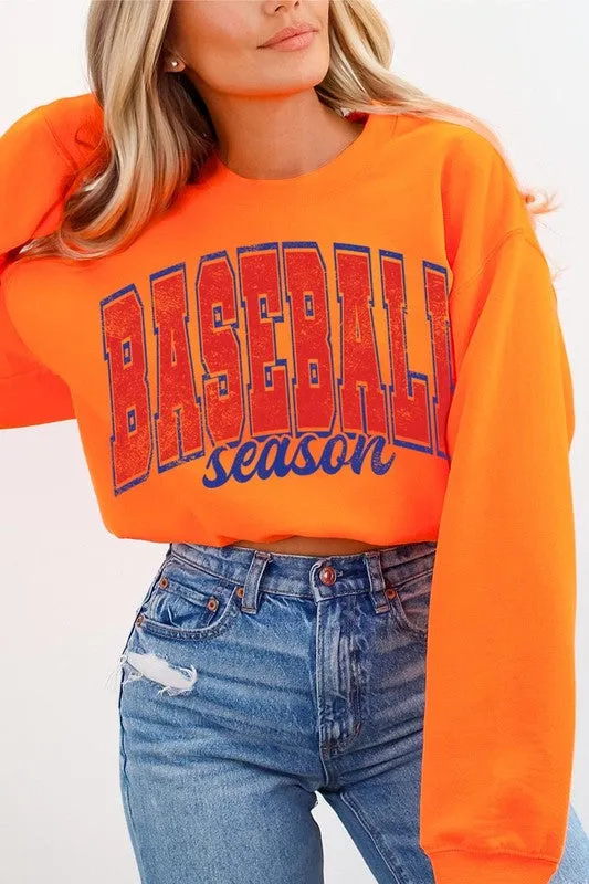 Baseball Season Graphic Sweatshirts
