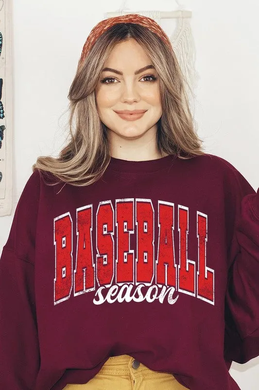 Baseball Season Graphic Sweatshirts