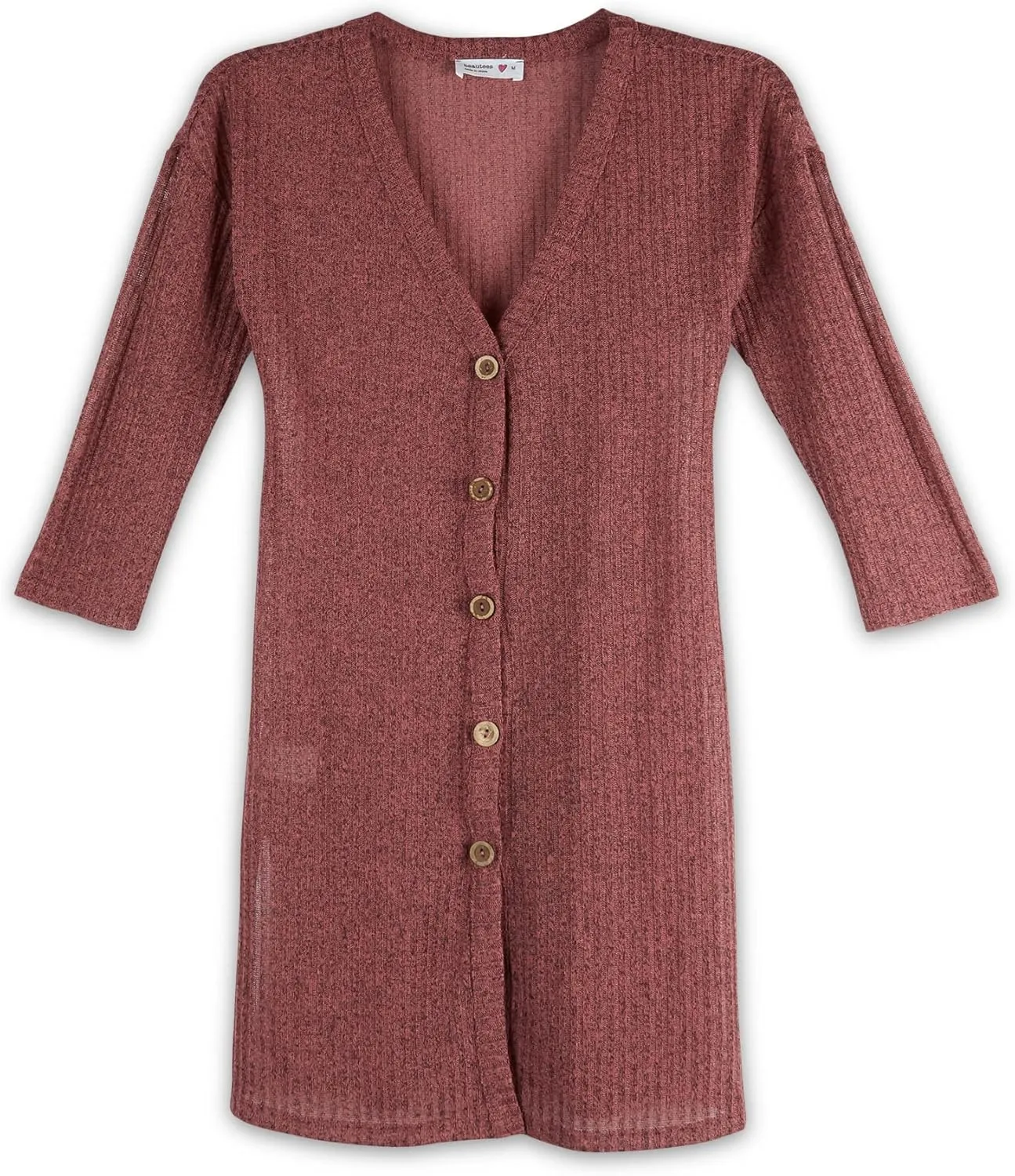 Beautees Girls' Sleeveless Tiered Dress and Duster Cardigan Set