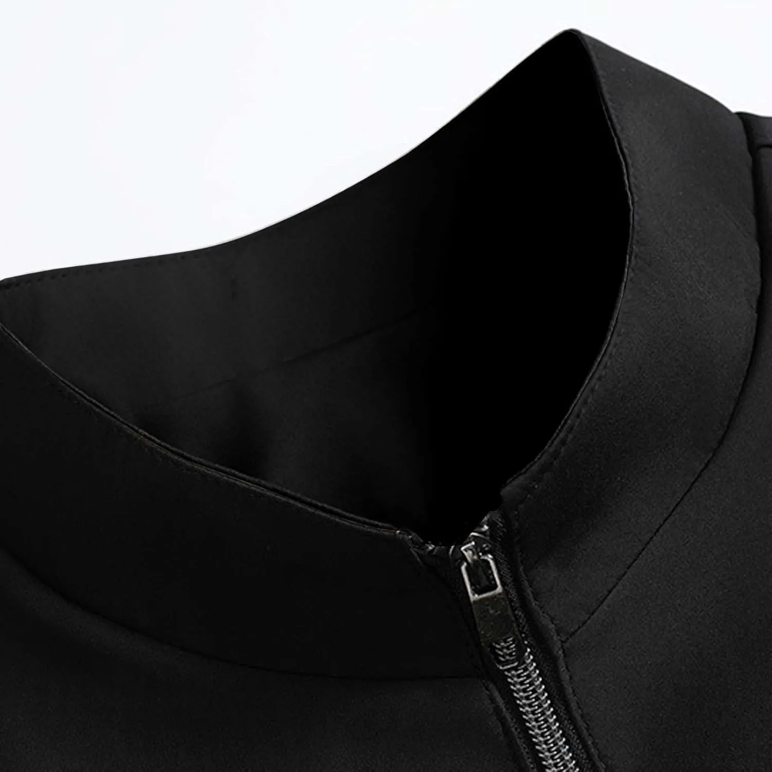 Bidobibo Quilted Jacket Men Lightweight Sherpa Lined Coat Quilted Jackets Men's Winter Jackets Outerwear Warm Puffer Coats