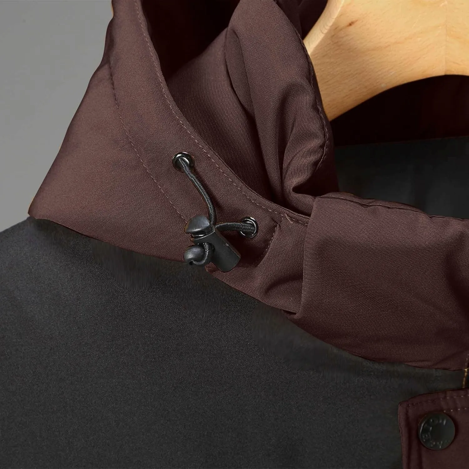 Bidobibo Quilted Jacket Men with Big Hood Patchwork Puffer Coat Mens Parka Winter Coats Long 2024 Padded Jacket Plus Size