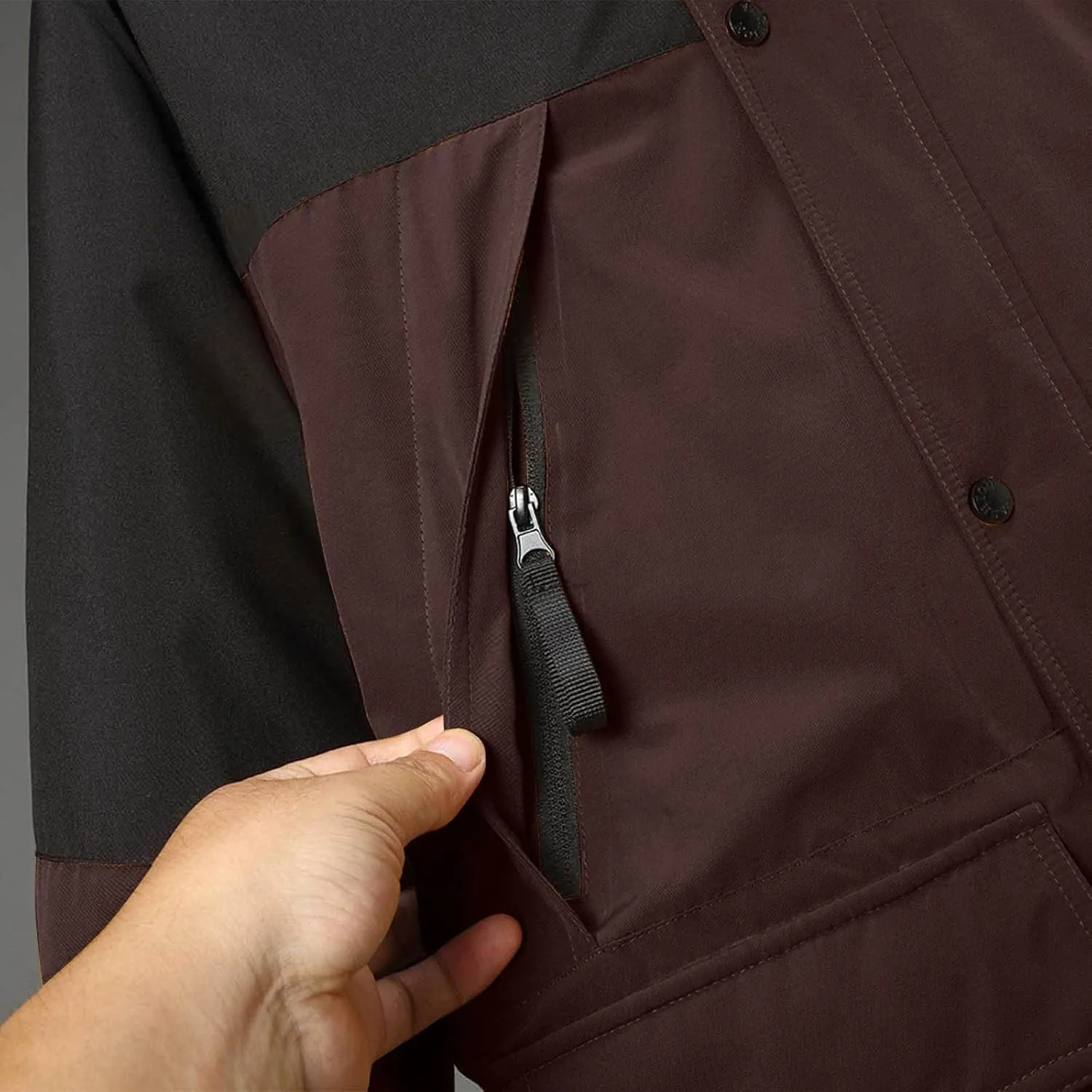 Bidobibo Quilted Jacket Men with Big Hood Patchwork Puffer Coat Mens Parka Winter Coats Long 2024 Padded Jacket Plus Size