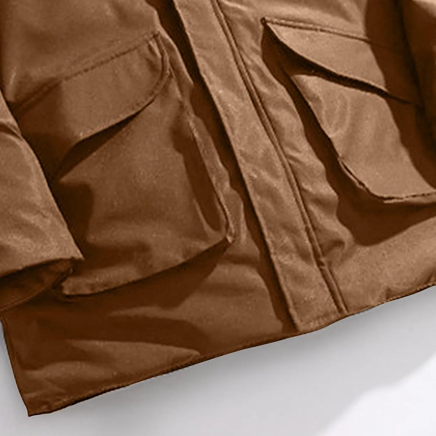 Bidobibo Reversible Quilted Jacket Men Winter Jacket with Fur Hood Winter Coats for Men Warm Parka Long Sleeve Puffer Coat