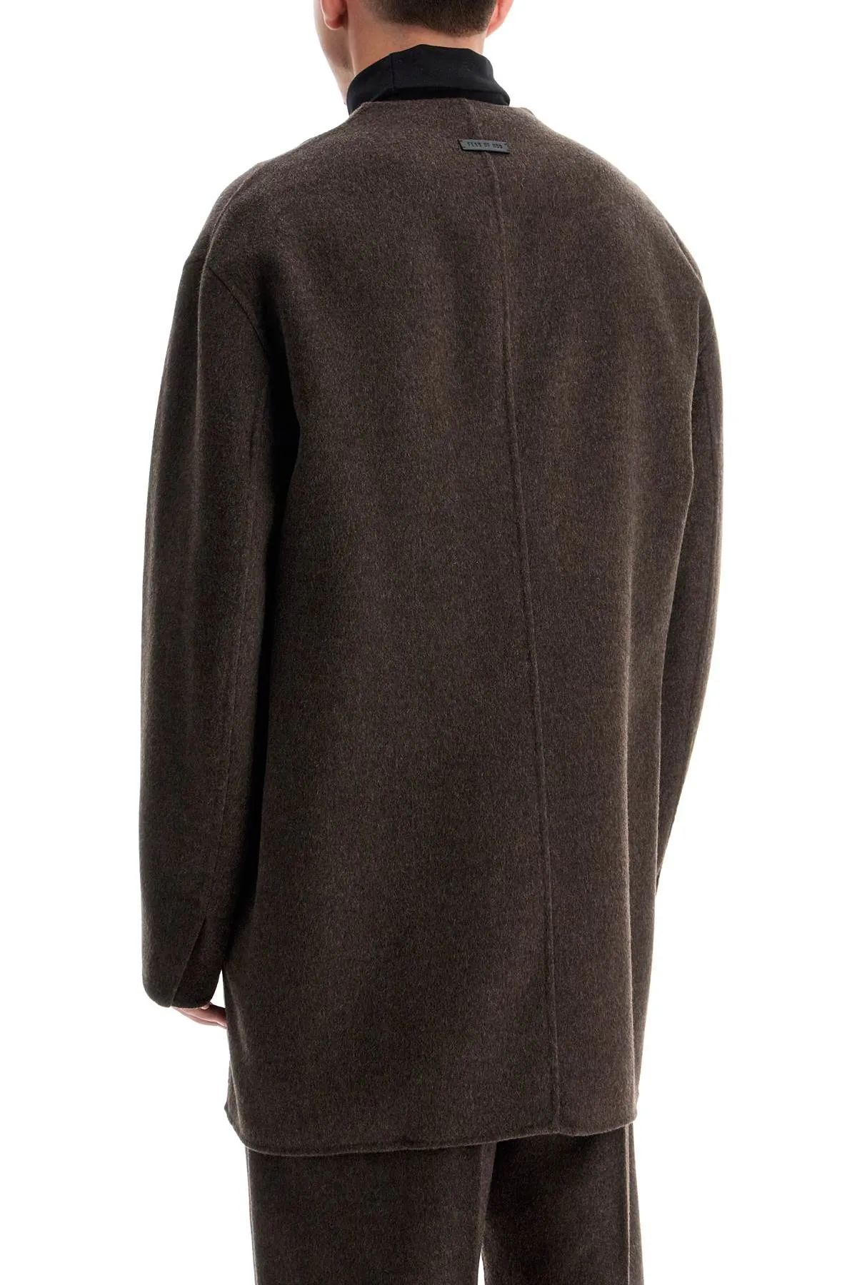 blazer without lapels FG24FW60 615DWC MOCHA