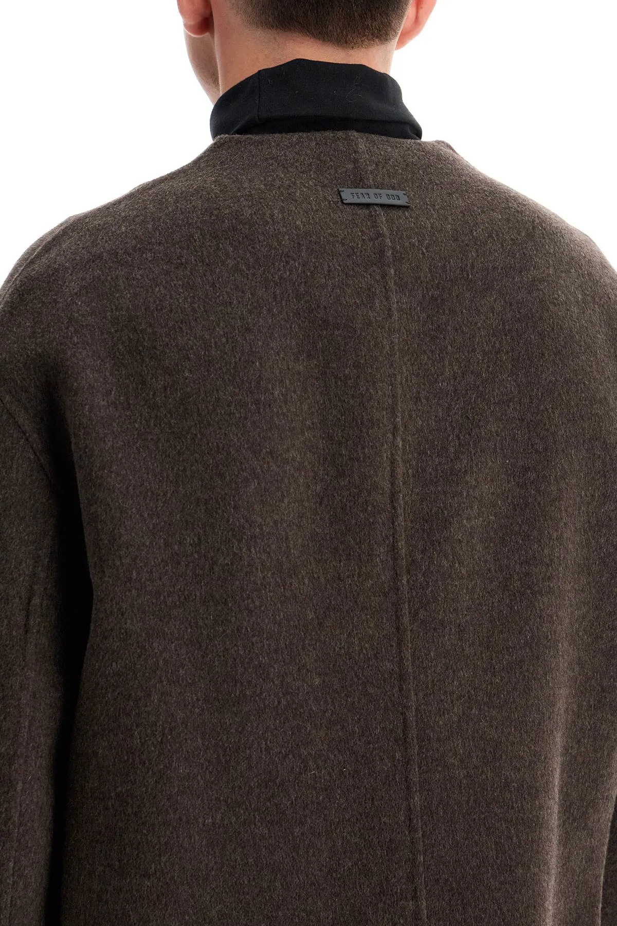 blazer without lapels FG24FW60 615DWC MOCHA