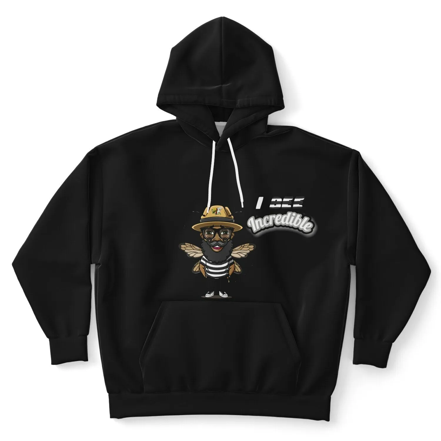 Blk Insct Famili Fashion Plus-size Hoodie - AOP