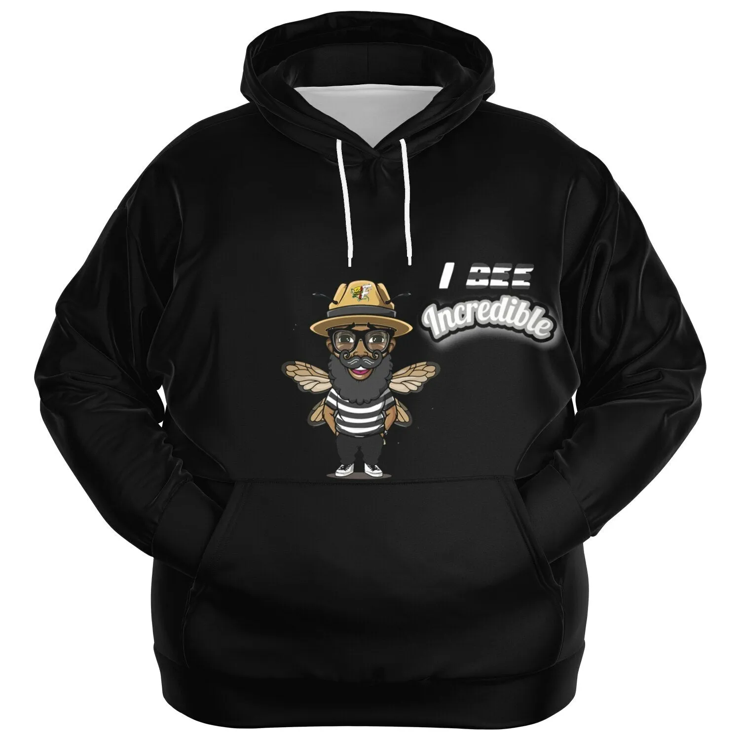 Blk Insct Famili Fashion Plus-size Hoodie - AOP