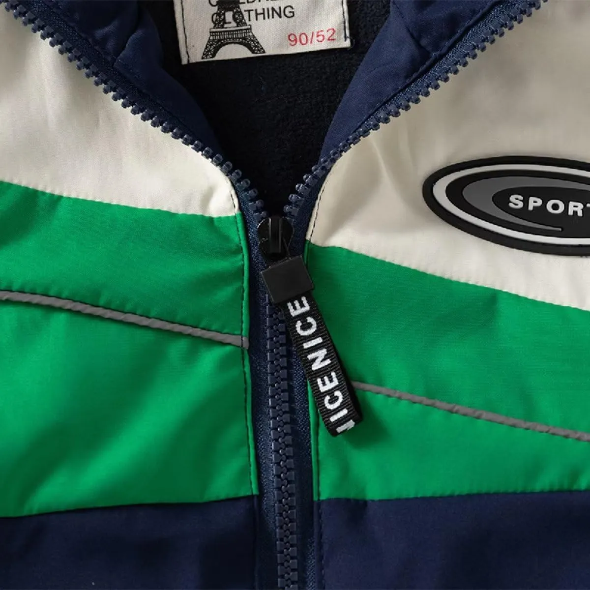 Boys' Hooded Dinosaur Jacket Windbreaker Outerwear