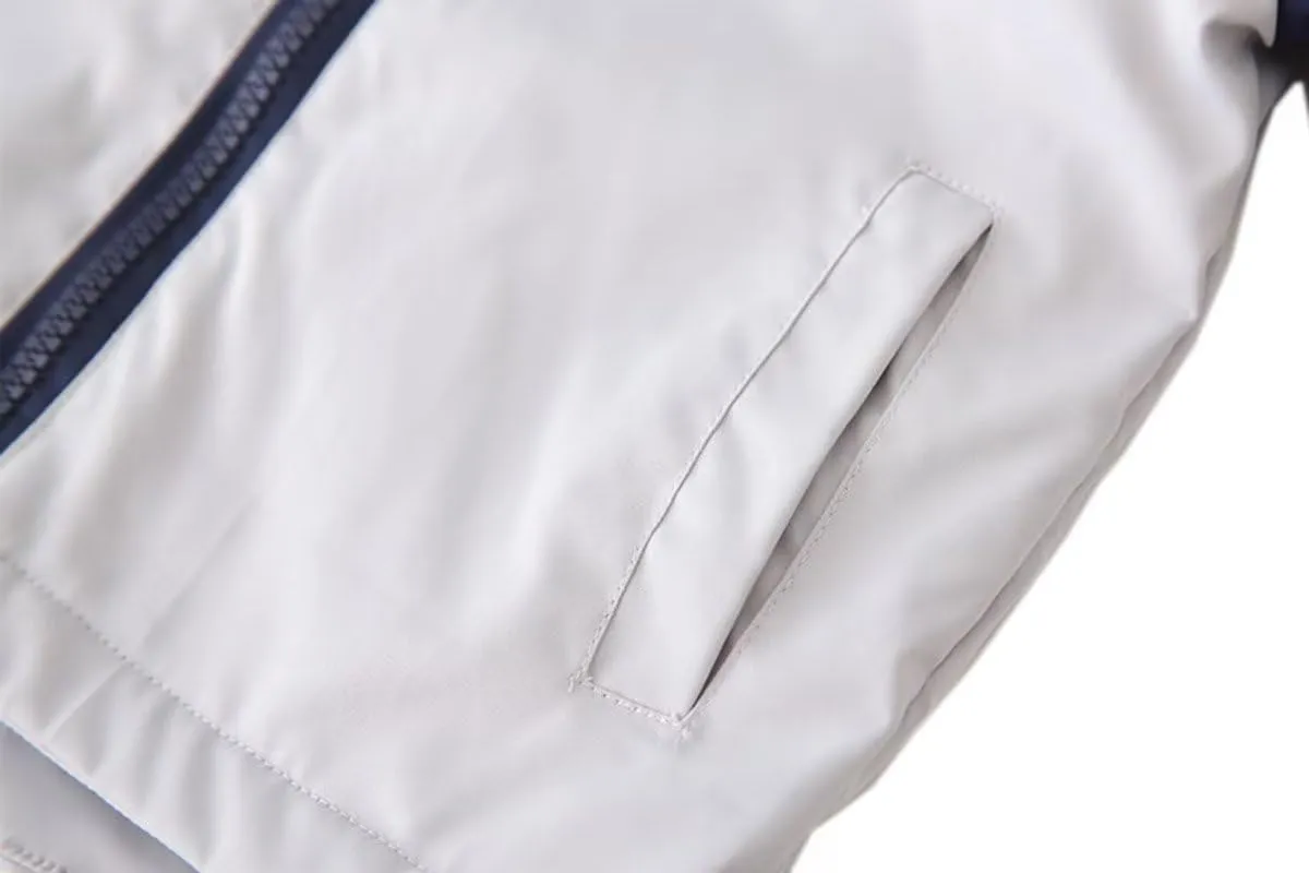 Boys' Hooded Dinosaur Jacket Windbreaker Outerwear
