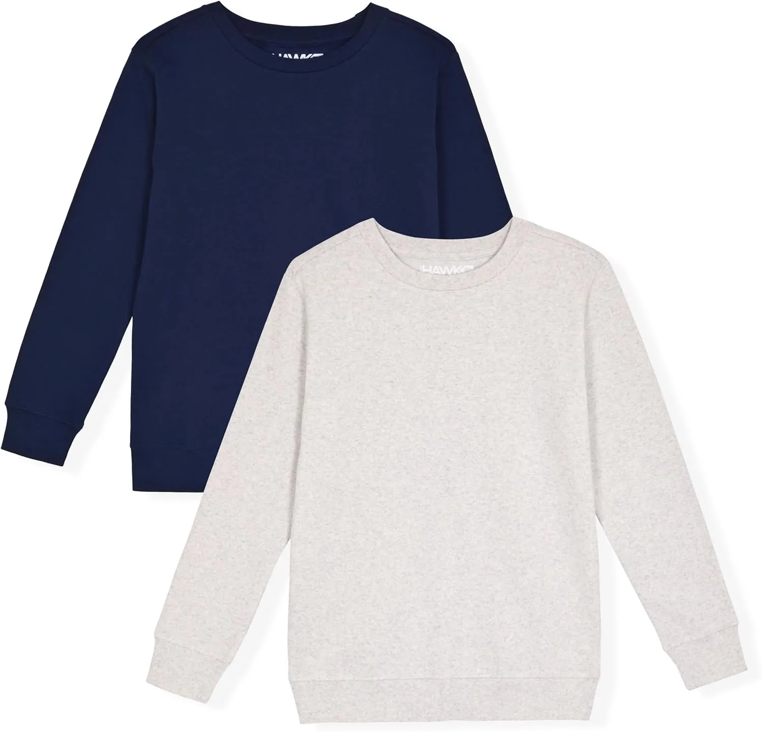 Boys Sweatshirts for Kids Crew Neck Sweater | 2 Pack and 3 Pack Fleece Sweatshirts for Boys
