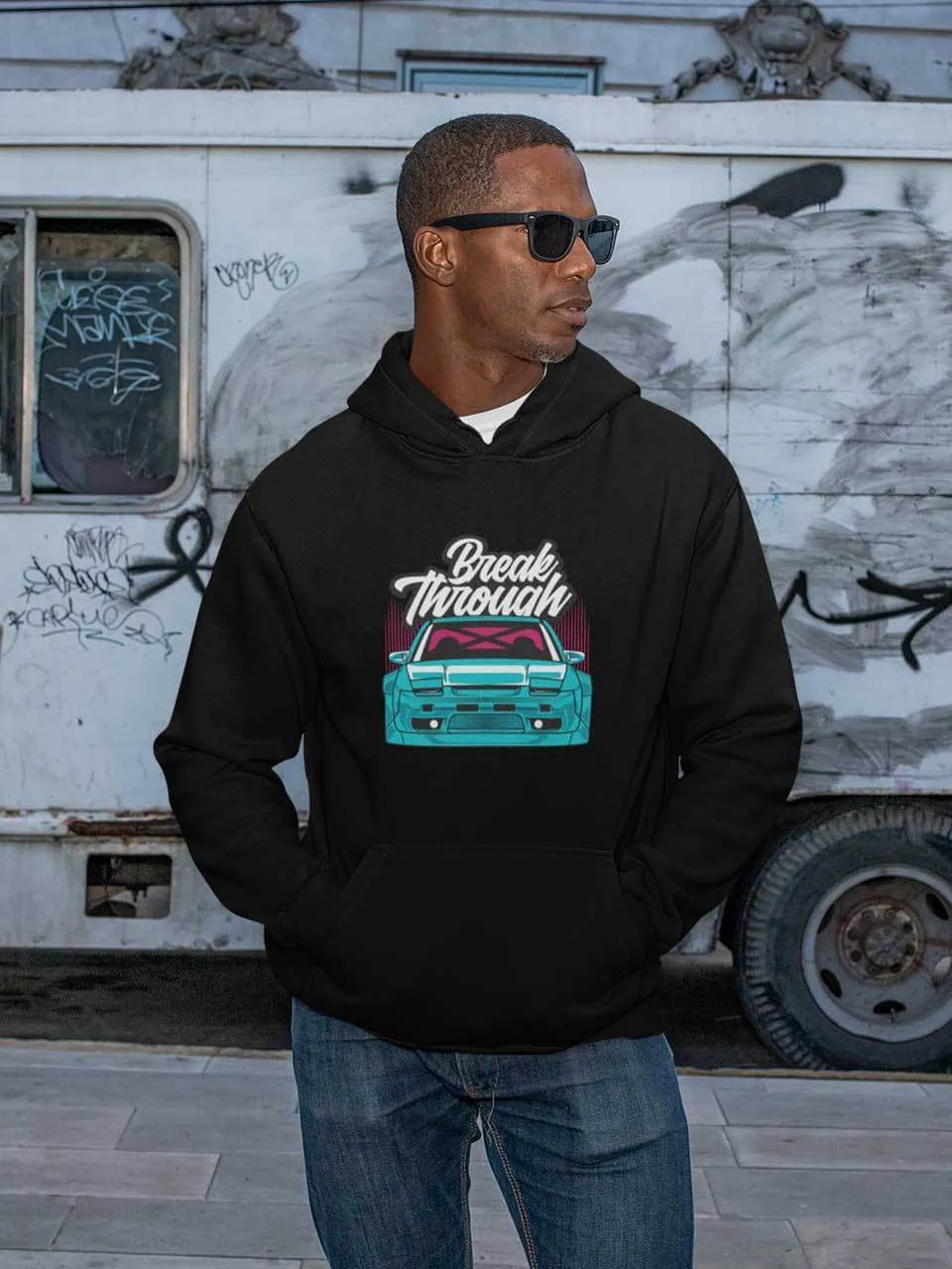 Break Through - Car Hoodie