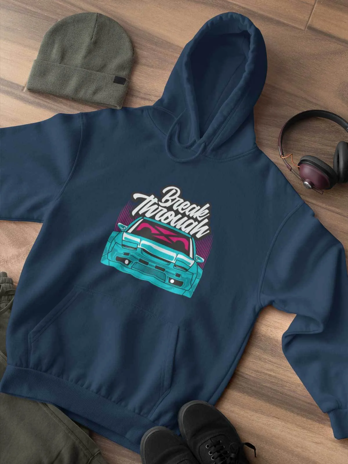 Break Through - Car Hoodie