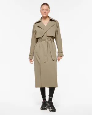 BROADWAY TRENCH COAT TAUPE