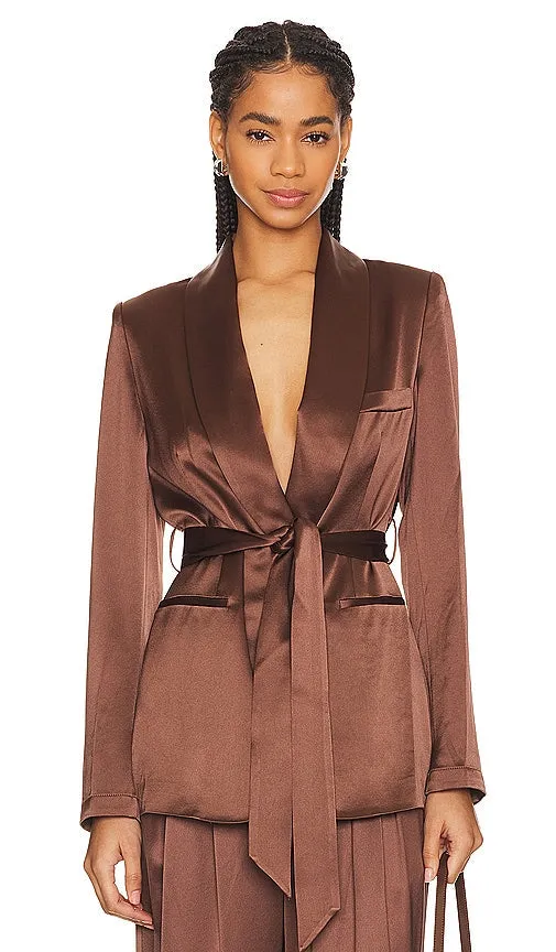 CAMI NYC Nadira Blazer in Brown