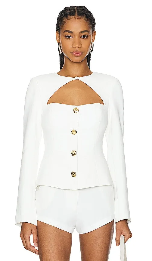 CAMI NYC Zaynab Blazer in White