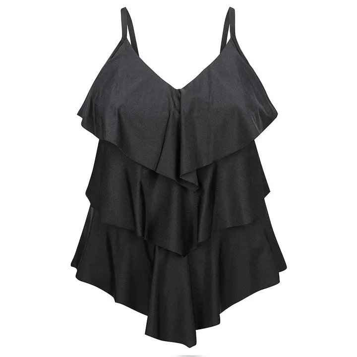 Capriosca Black 3 Tier One Piece