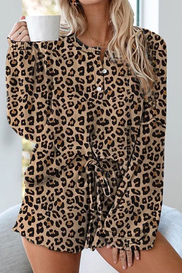 Casual Long Sleeve Tie Dye Pants Suit