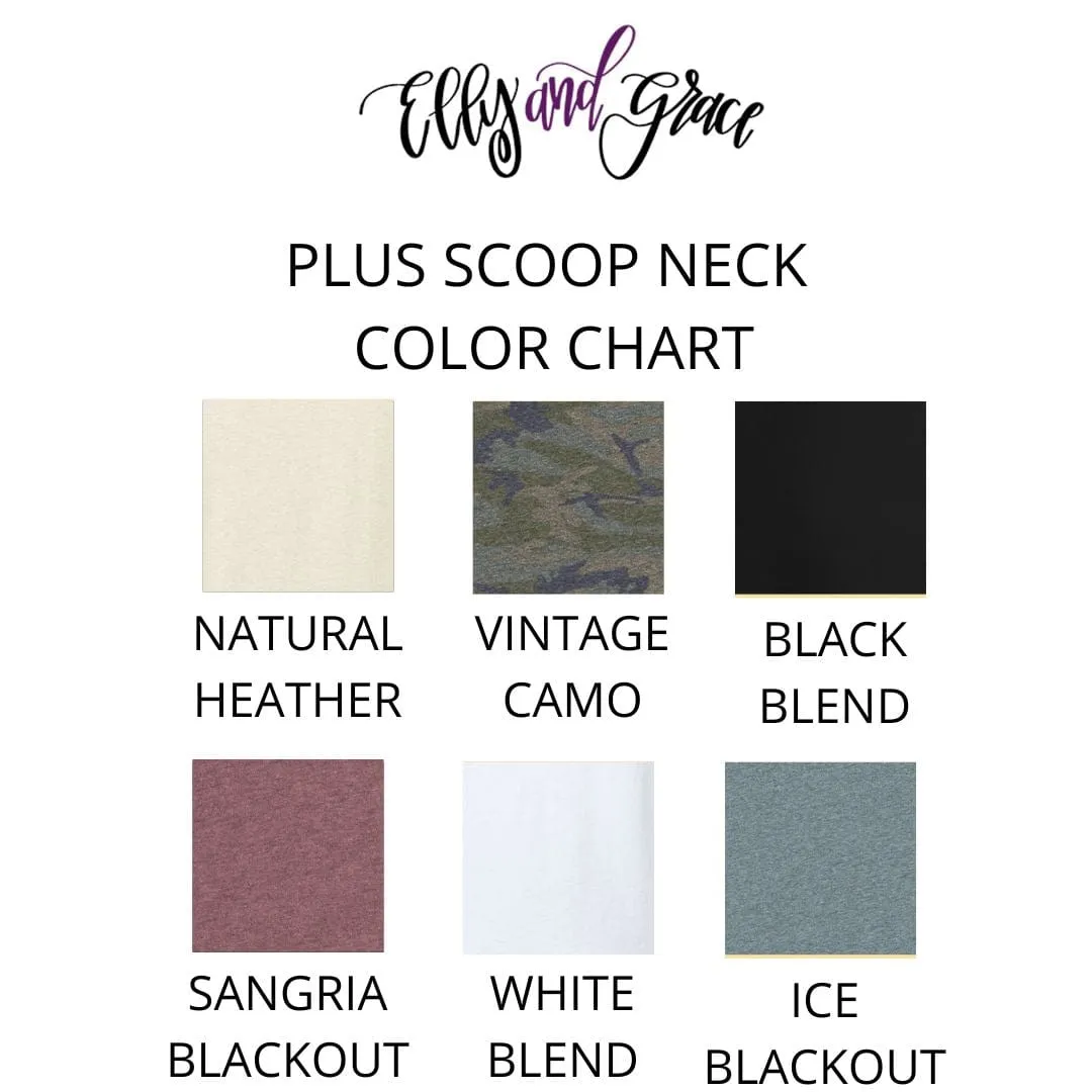 Choose Joy Scoop Neck Curvy Tee