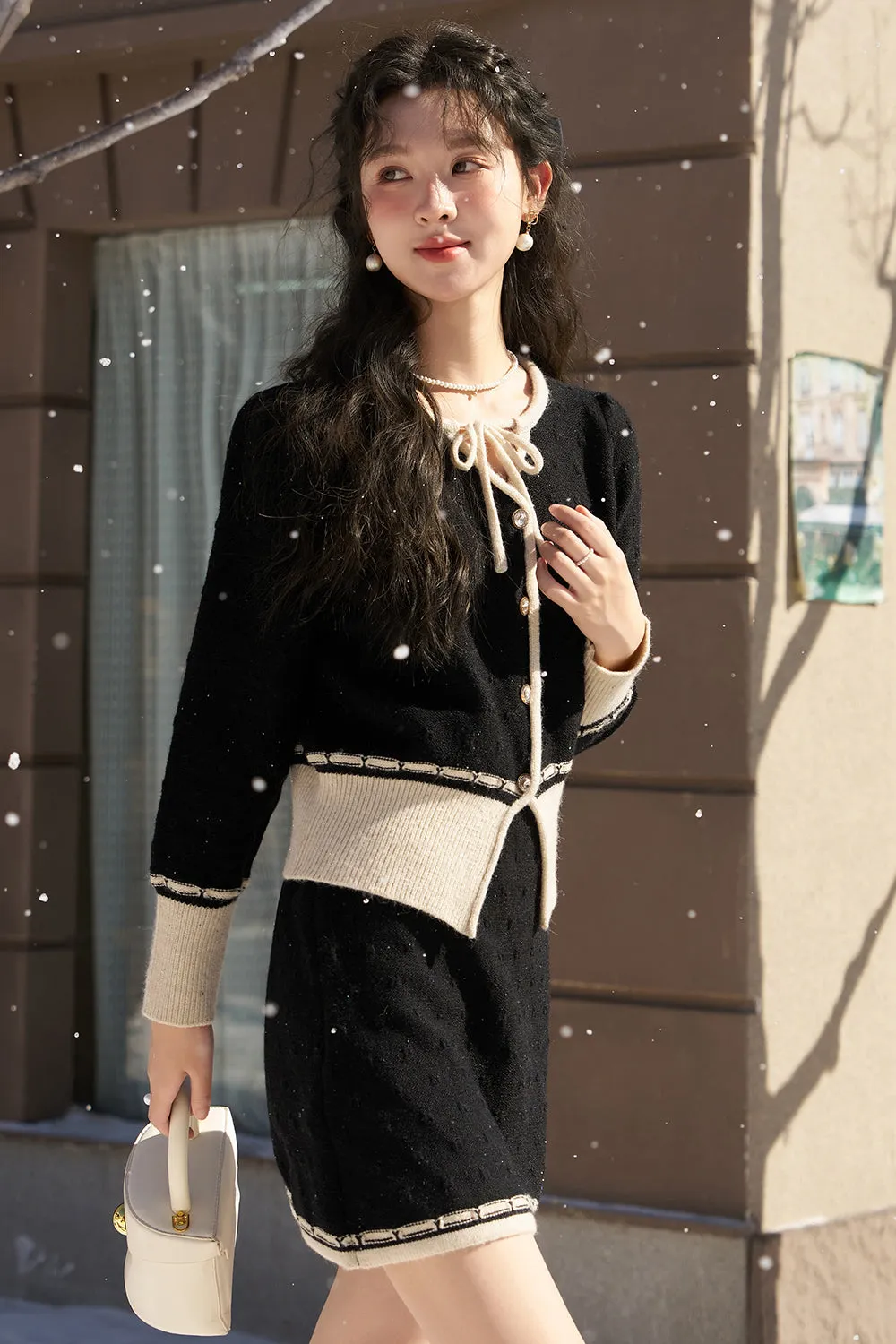 Coat and Skirt Suit Set