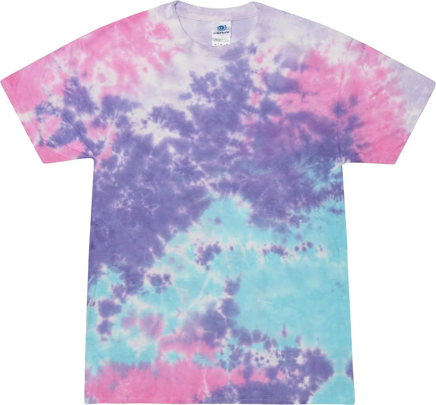 Colortone Tie Dye T-Shirts for Men and Women - Unisex Short Sleeve Tie-Dye T Shirts for Adults