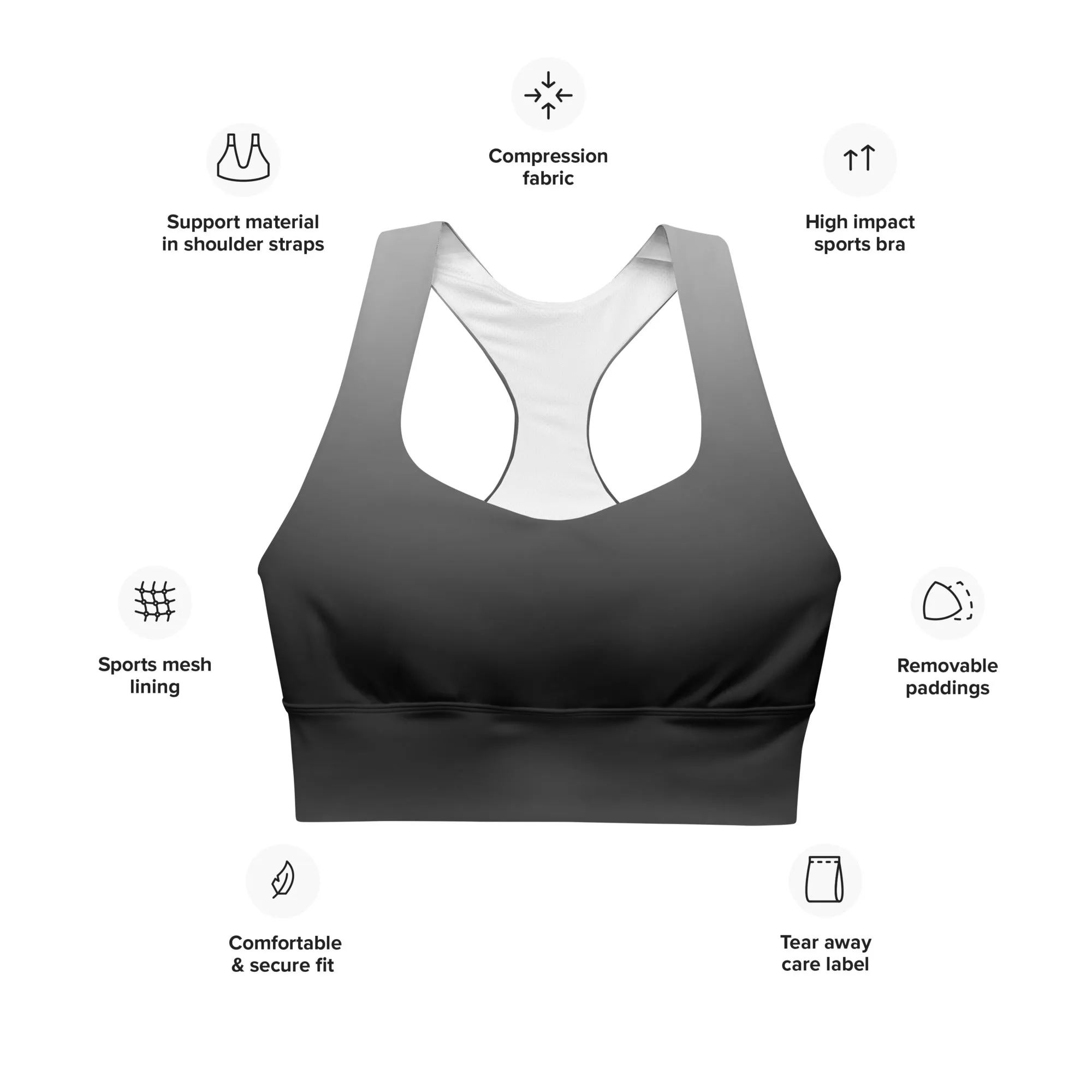 Comfortable Tri-Color Yoga Attire Sports Bra, lioness-love