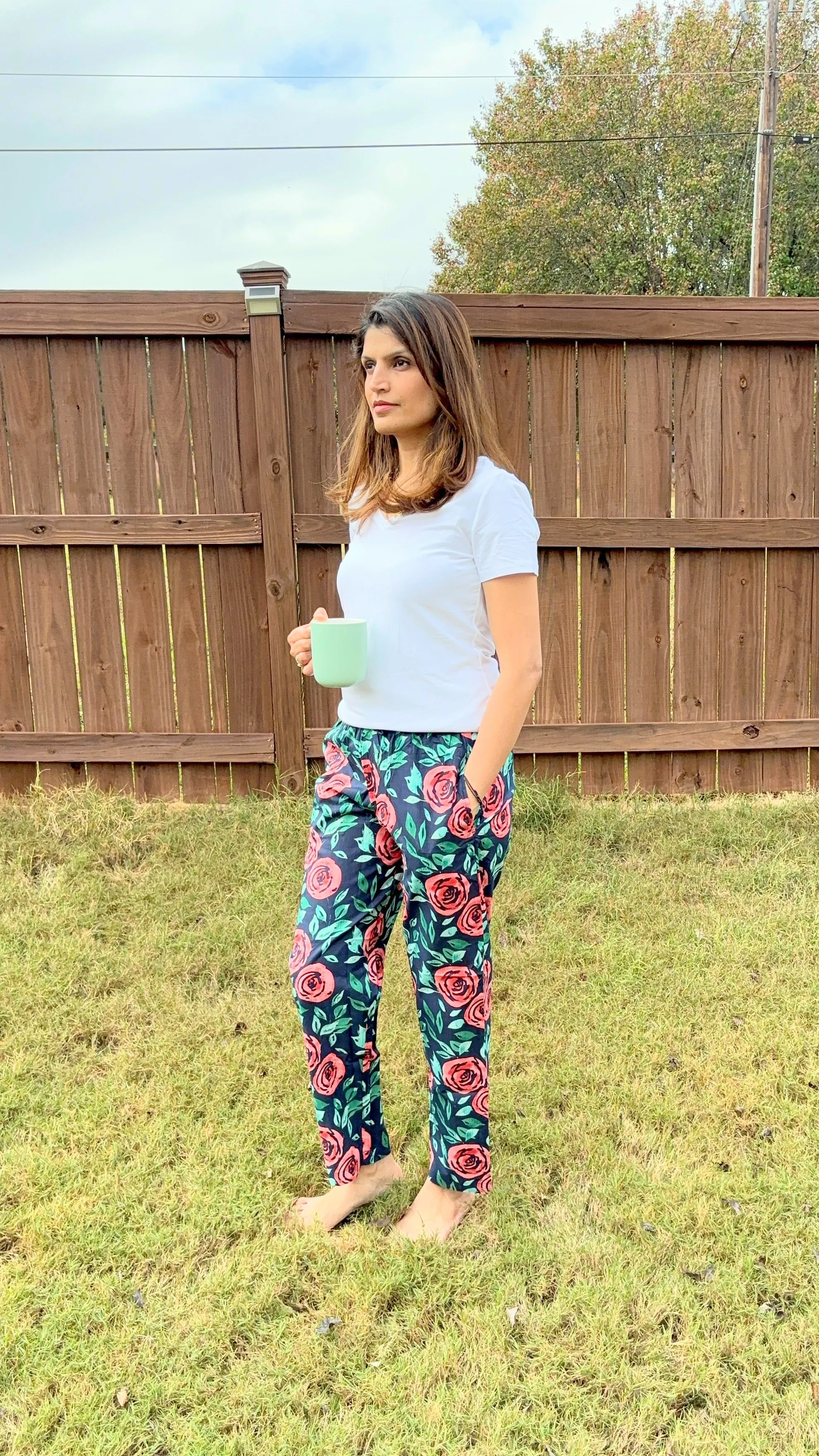 Cotton Pajama Pants Women - Royal Rose