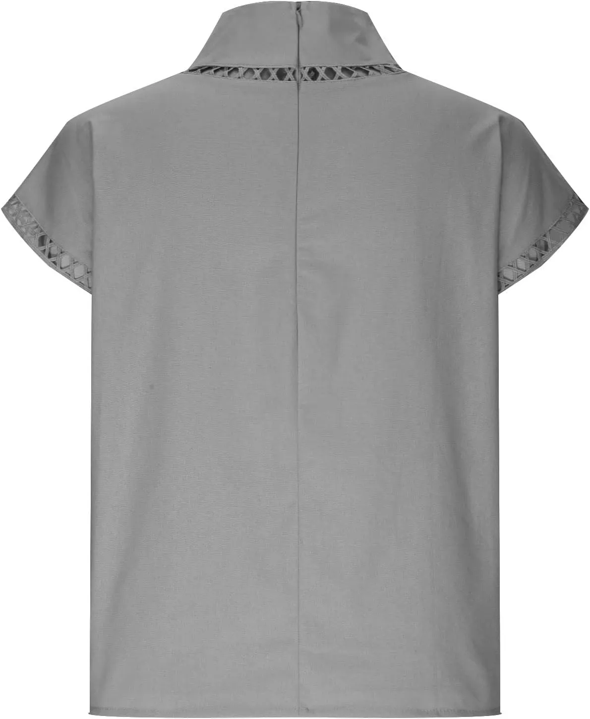 Cotton Tshirts for Women Elegant Cap Sleeve Solid Cotton Linen Tops Summer Fashion Blouse Going Out Trendy Clothes