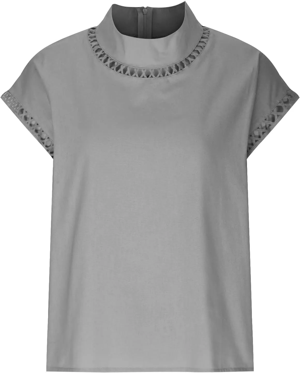 Cotton Tshirts for Women Elegant Cap Sleeve Solid Cotton Linen Tops Summer Fashion Blouse Going Out Trendy Clothes