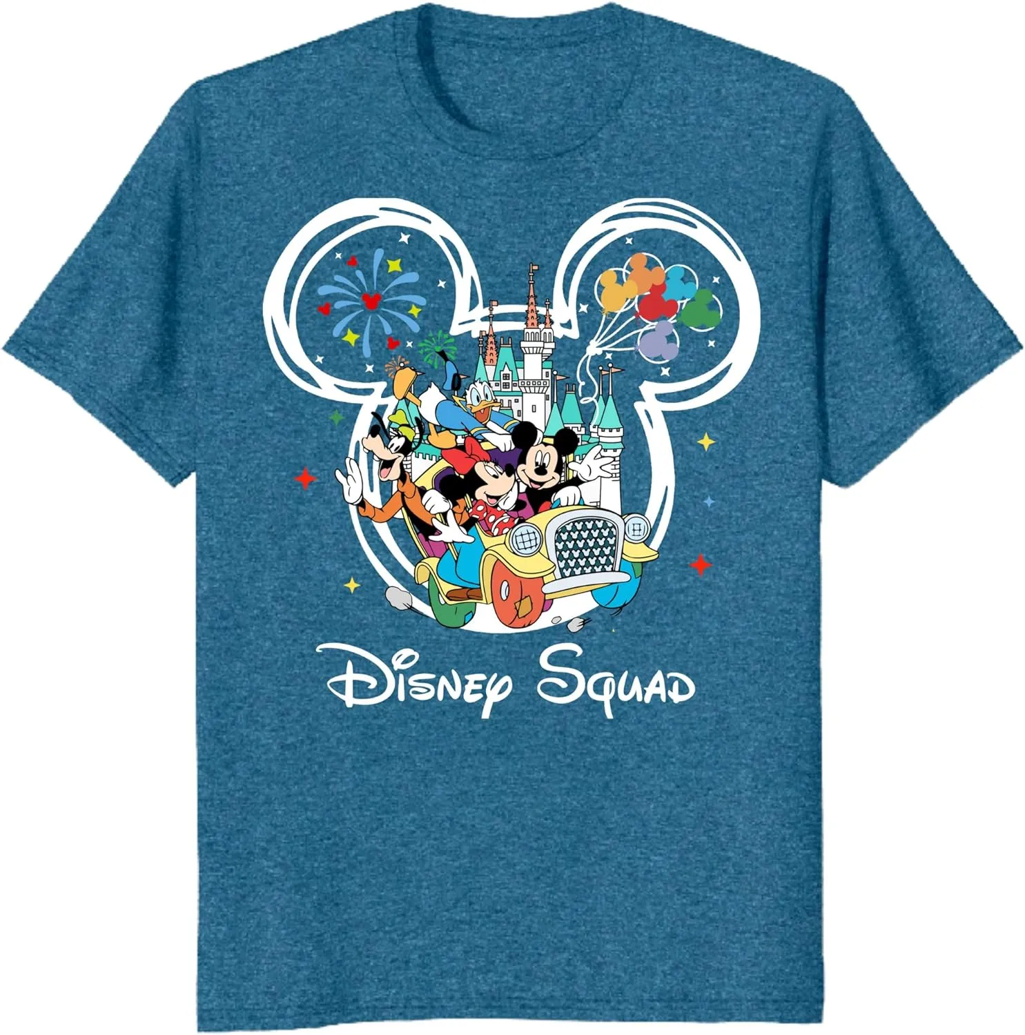 Custom Mickey Minnie T-Shirts Family Matching Mouse Shirts Customizable Vacation Tee Personalized Birthday Squad T Shirts