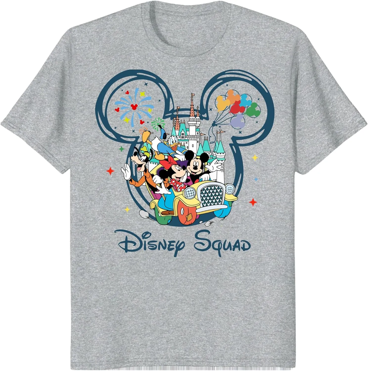 Custom Mickey Minnie T-Shirts Family Matching Mouse Shirts Customizable Vacation Tee Personalized Birthday Squad T Shirts
