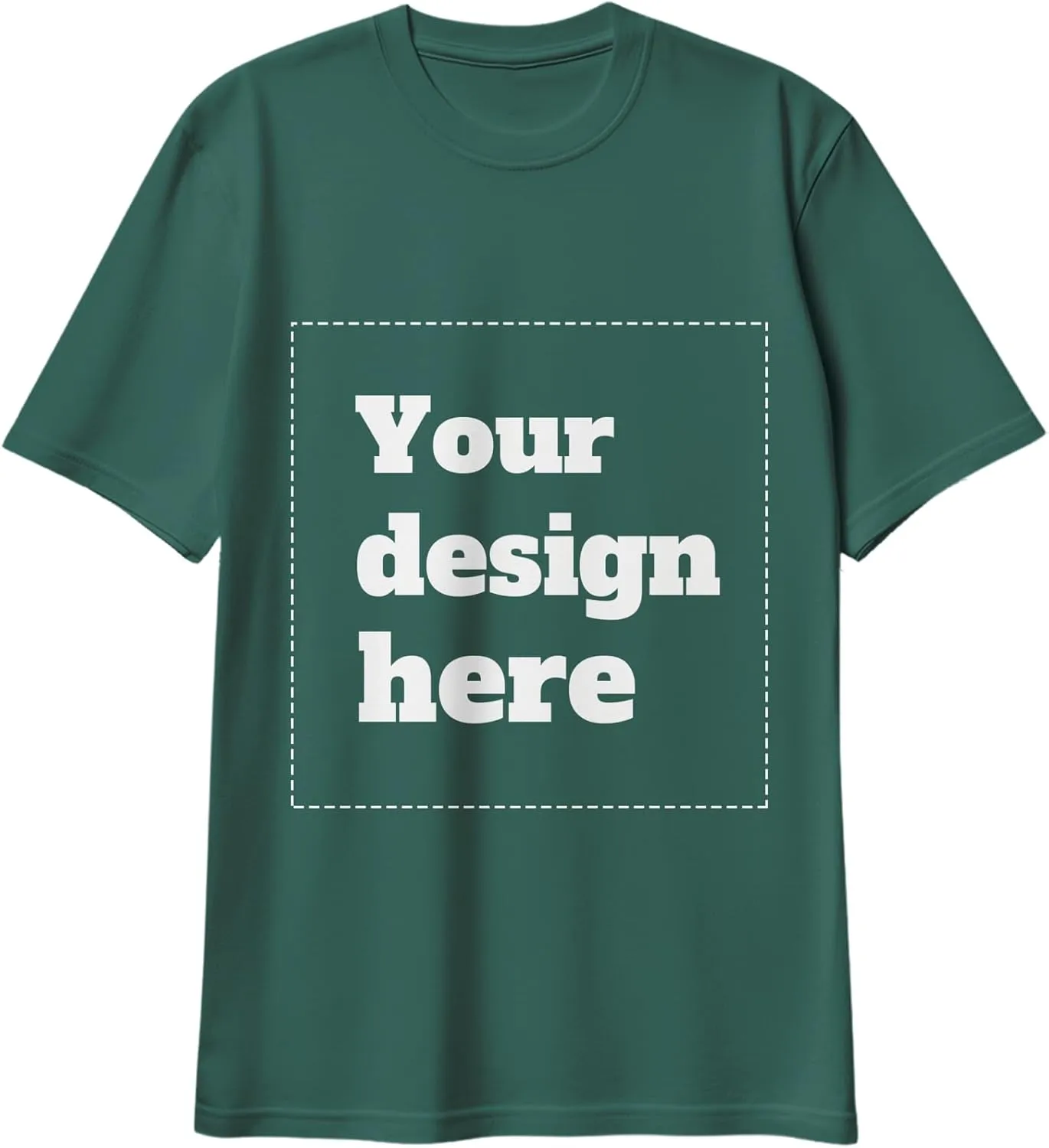 Custom T-Shirts for Men and Women, Custom Shirts Made in The USA, Personalized Cotton t-Shirts with Photo Logo Text