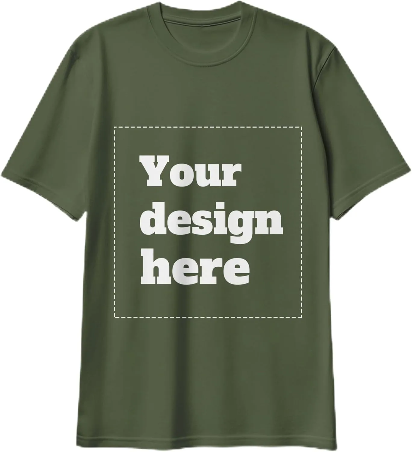 Custom T-Shirts for Men and Women, Custom Shirts Made in The USA, Personalized Cotton t-Shirts with Photo Logo Text