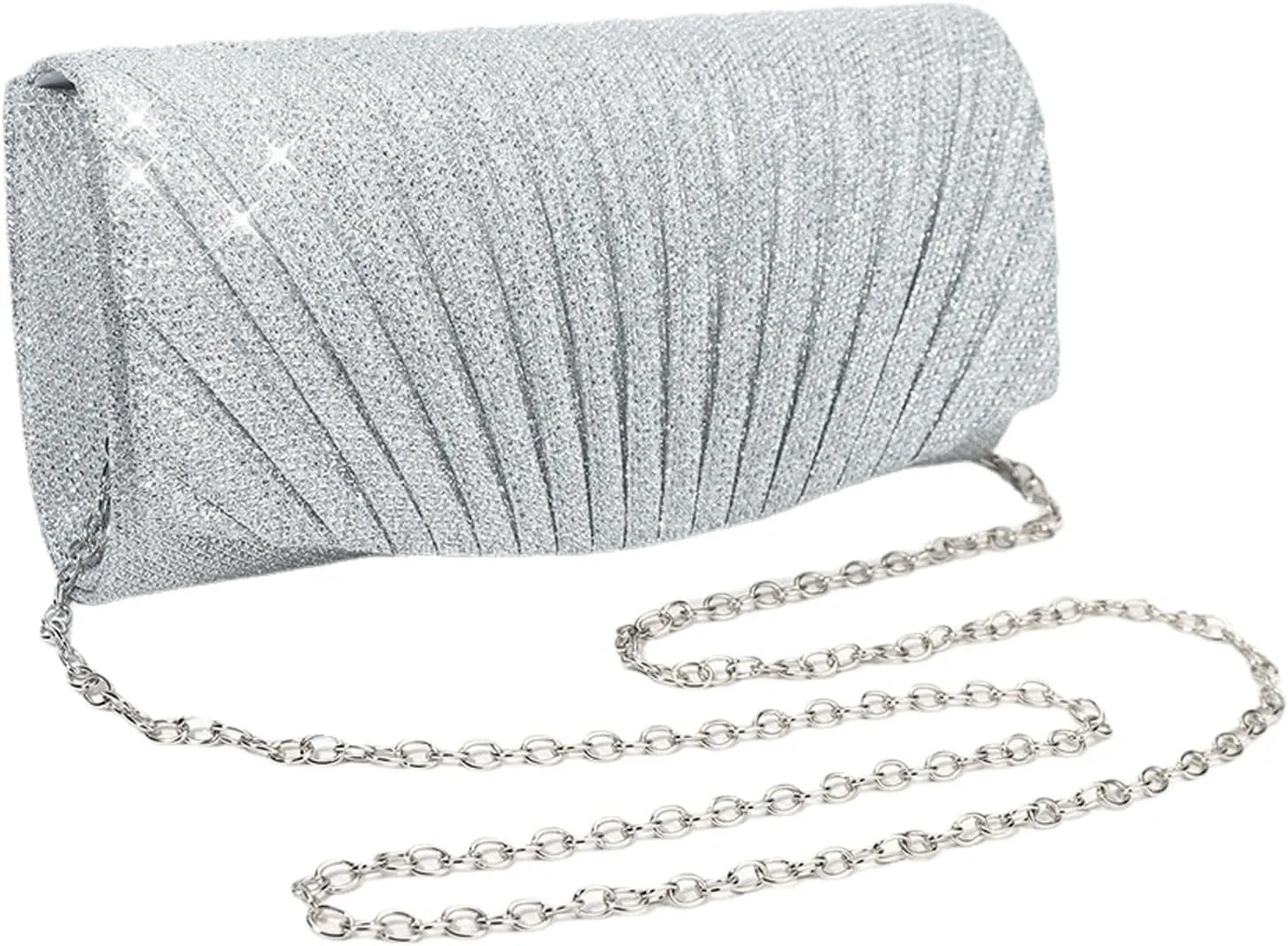 Elegant Sequins Evening Clutch Bags Purse Chain Shoulder Bags Sparkly Evening Bridal Prom Party Handbag