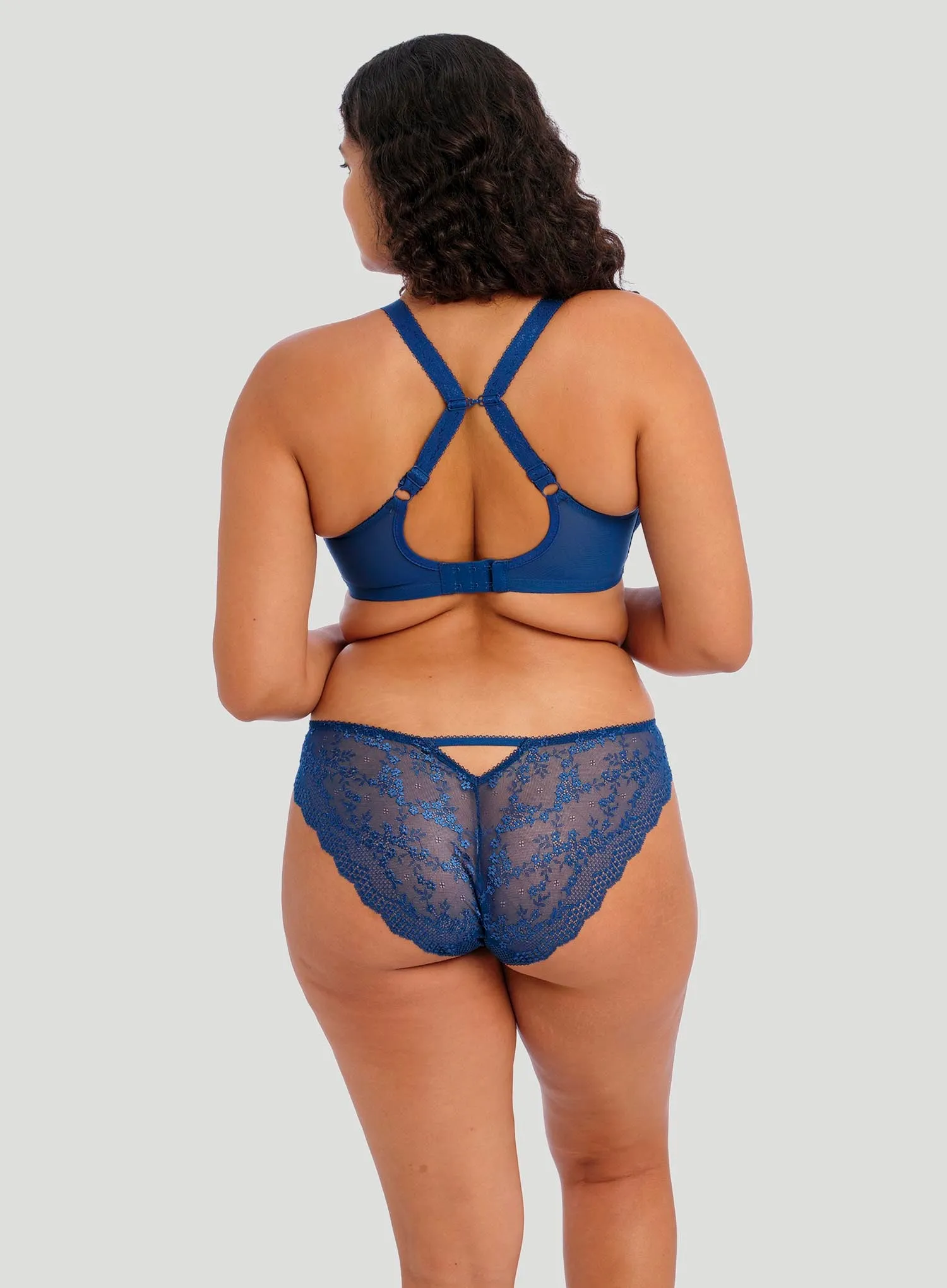 Elomi: Charley Underwired Plunge Bra Petrol