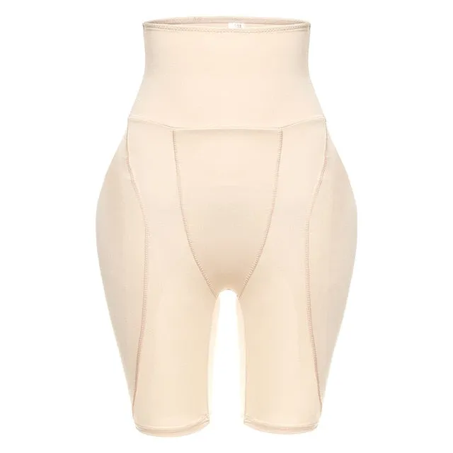 Fake Ass Women Tummy Control Butt Lift Panty Compression Shorts High Waist Trainer Body Shaper Hip Pads Enhancer Booty Lifter