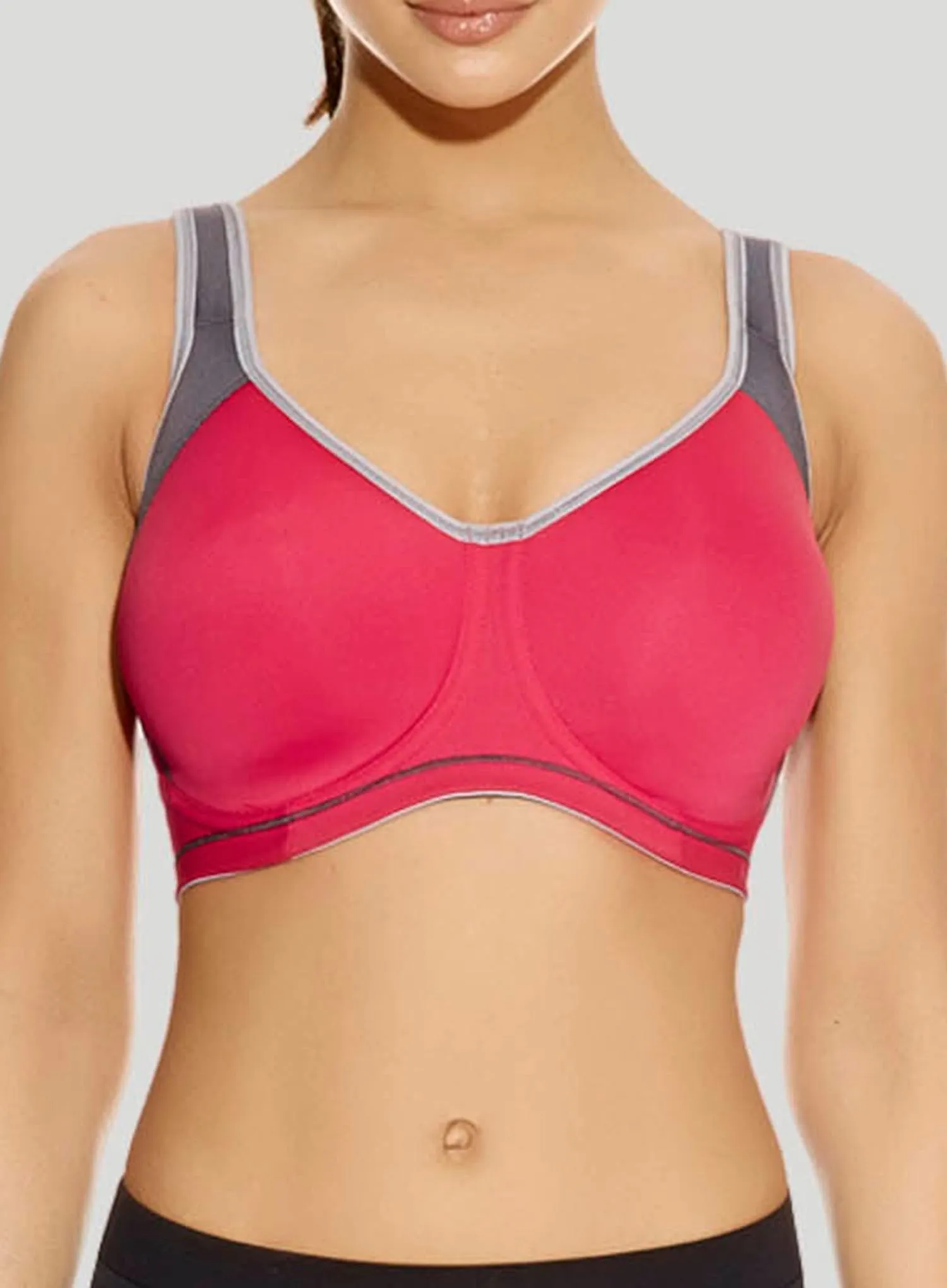 Freya Active: Sonic Spacer Bra Hot Crimson