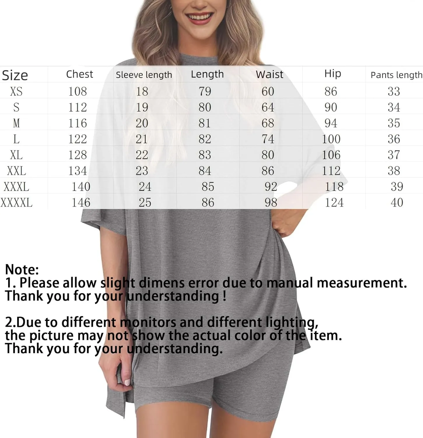 Frunqui Two Piece Set, Women's Two Piece Lounge Set 2025 Summer Casual Oversized Shirts Biker Shorts