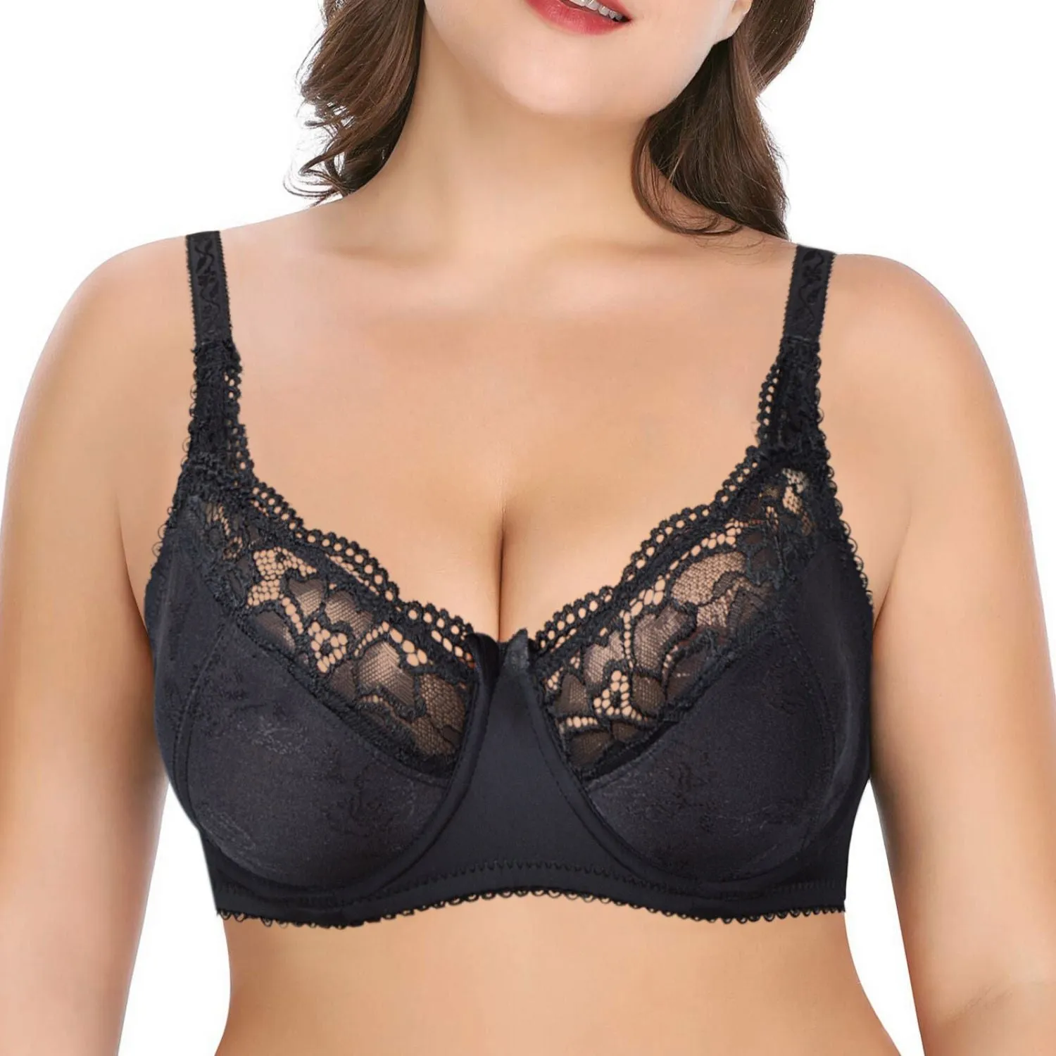 Full Coverage Minimizer Unlined Lightly Women Plus Size Bras