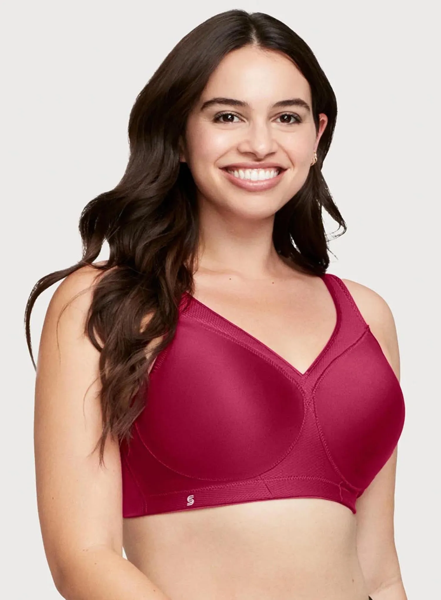 Glamorise: Magic Lift Full Figure Sports Bra Ruby Red