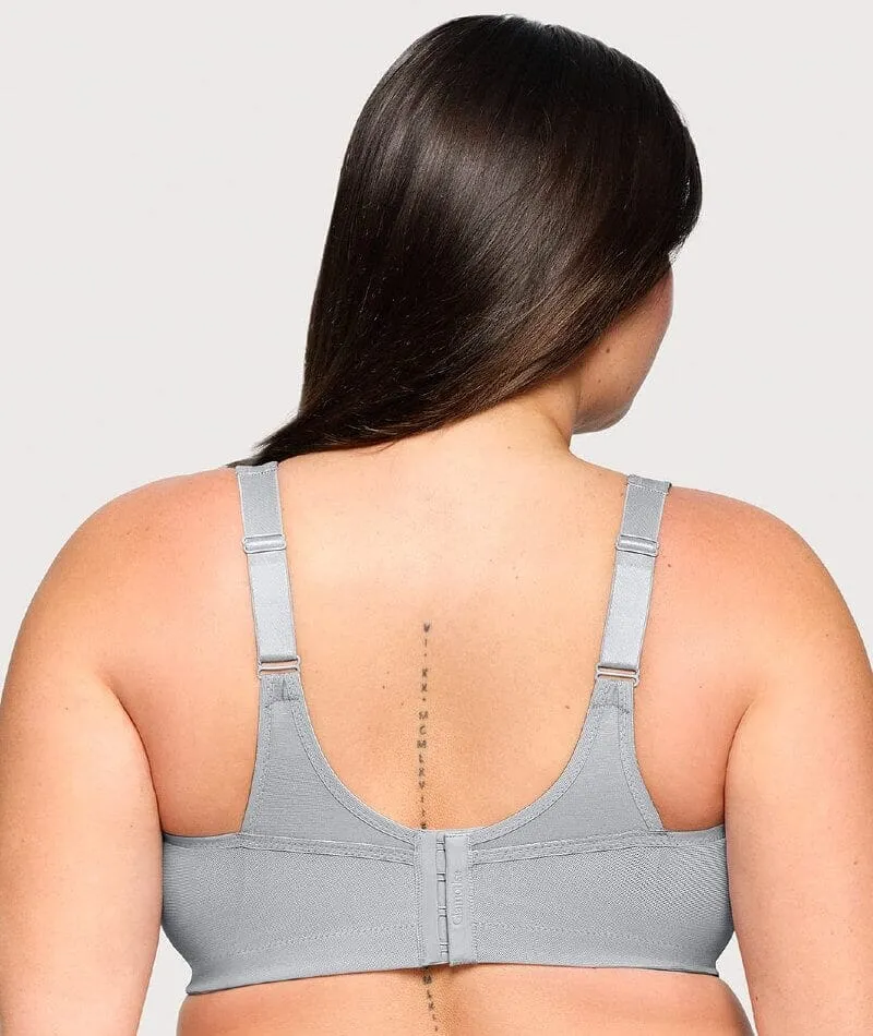 Glamorise Magiclift Active Support Wire-Free Bra - Gray Heather