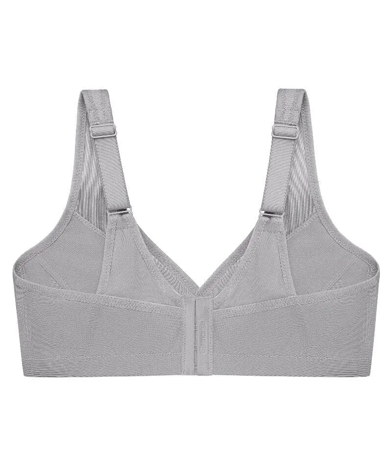 Glamorise Magiclift Active Support Wire-Free Bra - Gray Heather